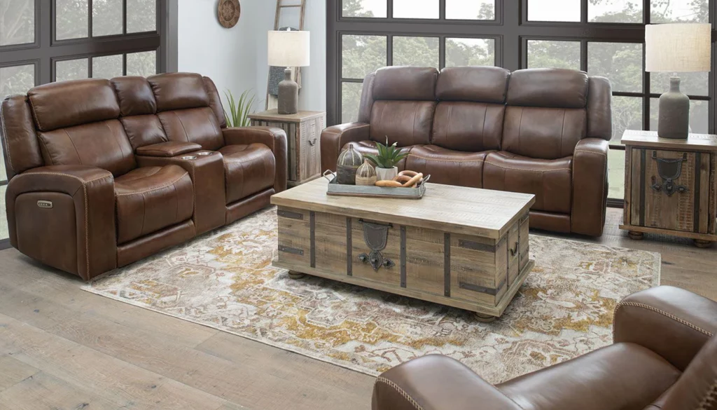 leather recliner sofas